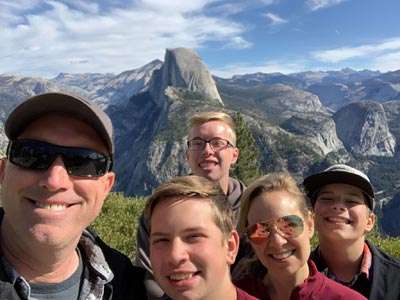 Chuck Bosman and His Family