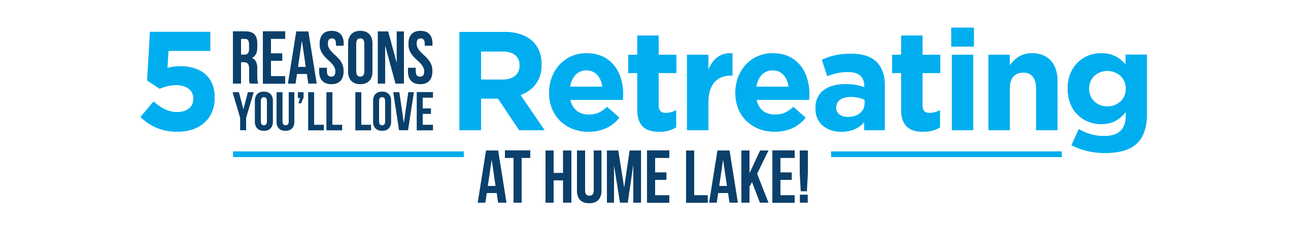 Five Reasons You'll Love Retreating at Hume Lake!