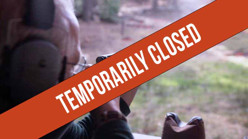 22 Range temporarily closed